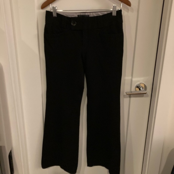 𝅺BANANA REPUBLIC Sz 4 Martin Fit Straight Leg with Pockets Career  Pants - Picture 1 of 3